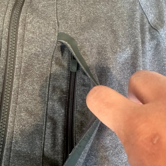 Lululemon Kung Fu Jacket II Heathered Dark Slate Sz L - Picture 13 of 13